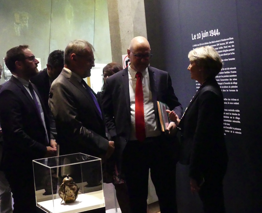 VISITE DU NOUVEAU PREFET DE LA HAUTEVIENNE Centre de la memoire